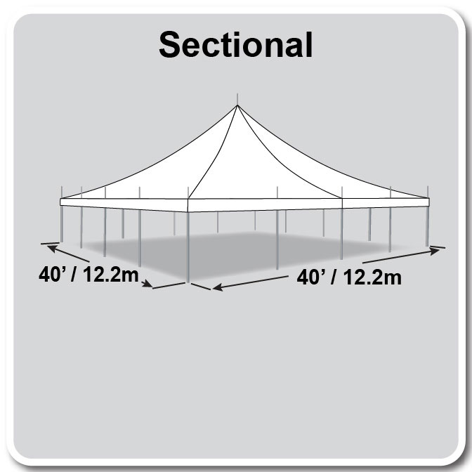 40x40 Frame Tent