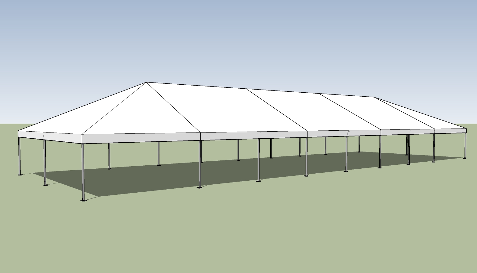 30x90 Frame Tent