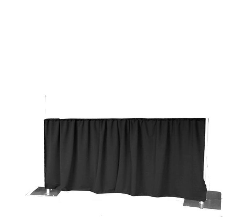 3 FT Tall Black Pipe and Drape