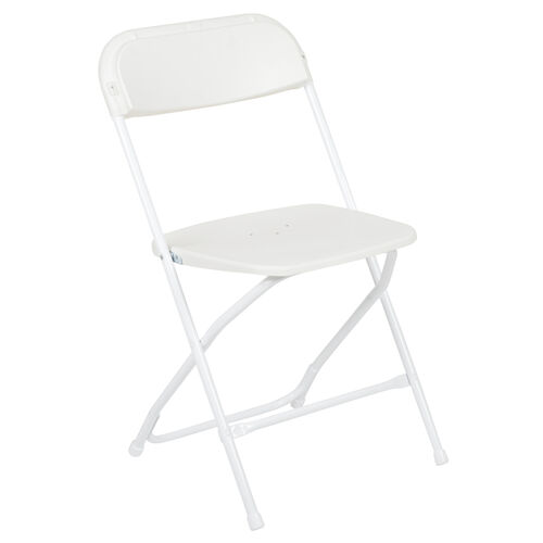 Premium White Foldable Chairs Indoor Only