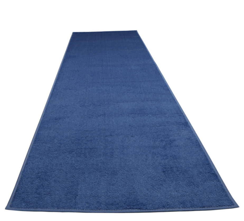Navy blue Carpet Aisle Runner  3 ft x 15 ft